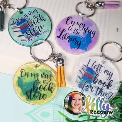 Book Keyring Design Bundle